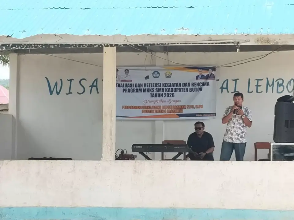 MKKS SMA Kabupaten Buton Gelar Evaluasi Program 2026 dan Lepas Purna Bakti Kepala SMAN 4 Lasalimu