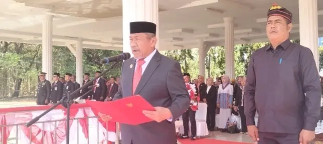 Pimpin Upacara Hari Kesaktian Pancasila, Bupati Bachrun Ajak Warga Muna Gelorakan Ideologi Bangsa