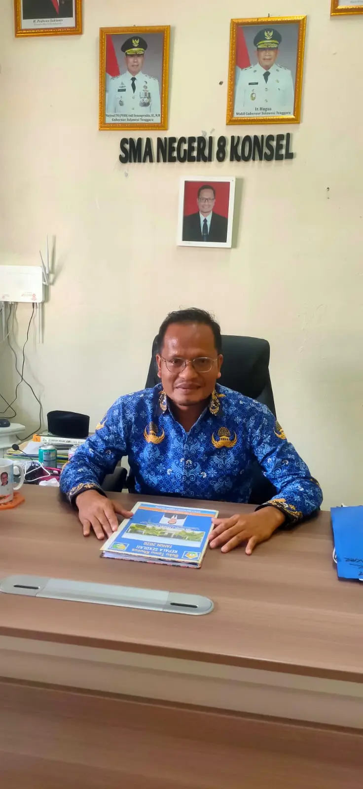 Matangkan Persiapan, Kepsek SMAN 8 Konsel Target Nilai Akreditasi A