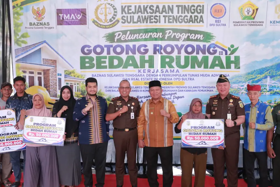 Kajati Sultra dan Bupati Buton Kolaborasi Beda Rumah