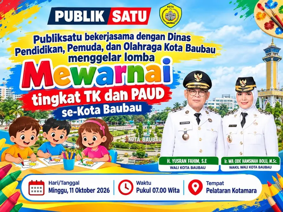 Kolosal, Lomba Mewarnai Diikuti Ratusan Peserta